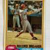 1981 Topps Johnny Bench RECORD BREAKER Baseball Card - Image 3