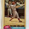 1981 Topps Johnny Bench RECORD BREAKER Baseball Card - Image 7