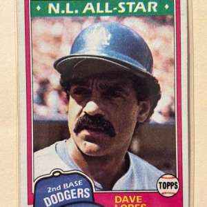 1981 Topps Dave Lopes Baseball Card